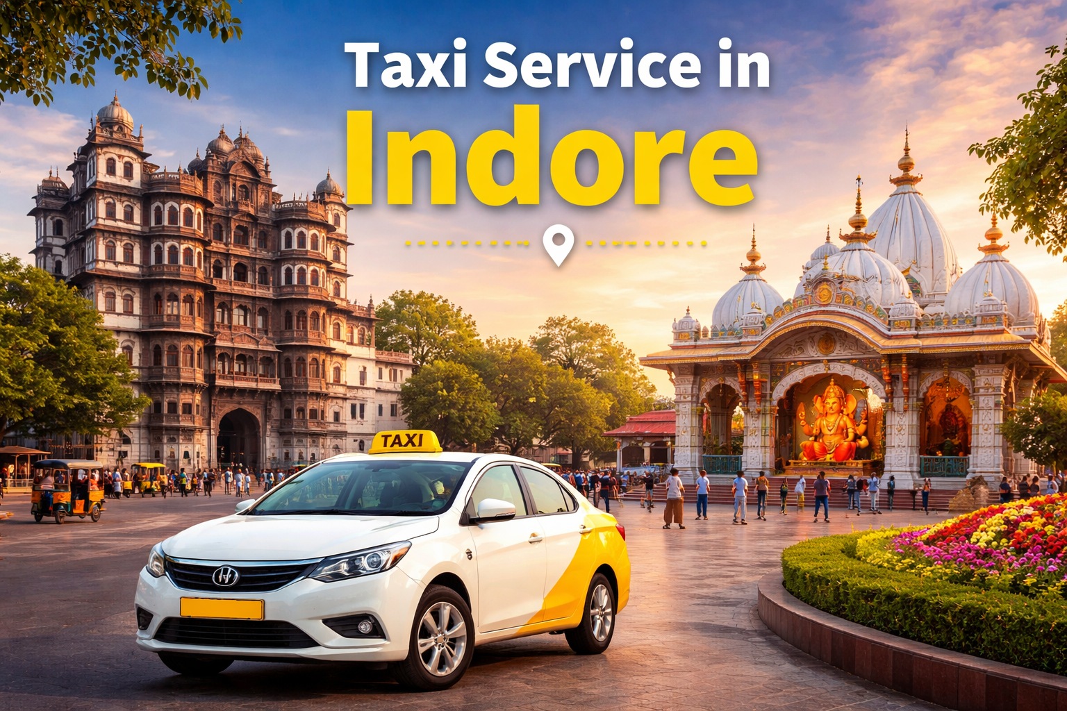 Indore taxi service, local and outstation cab booking by SaarthiGo